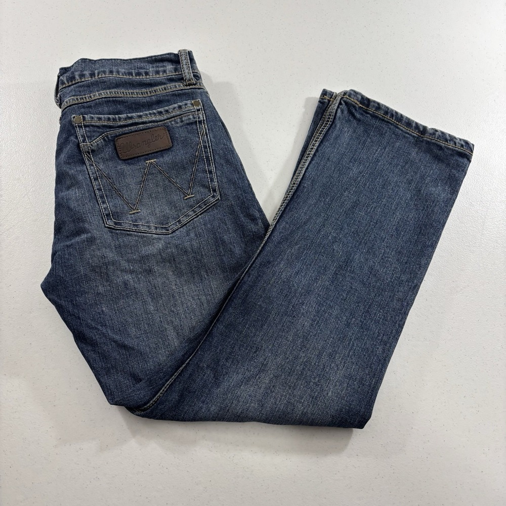 Wrangler Retro Bootcut Jeans Slim Fit Layton 10WLT77LY Dark Wash Cowboy 31xM28